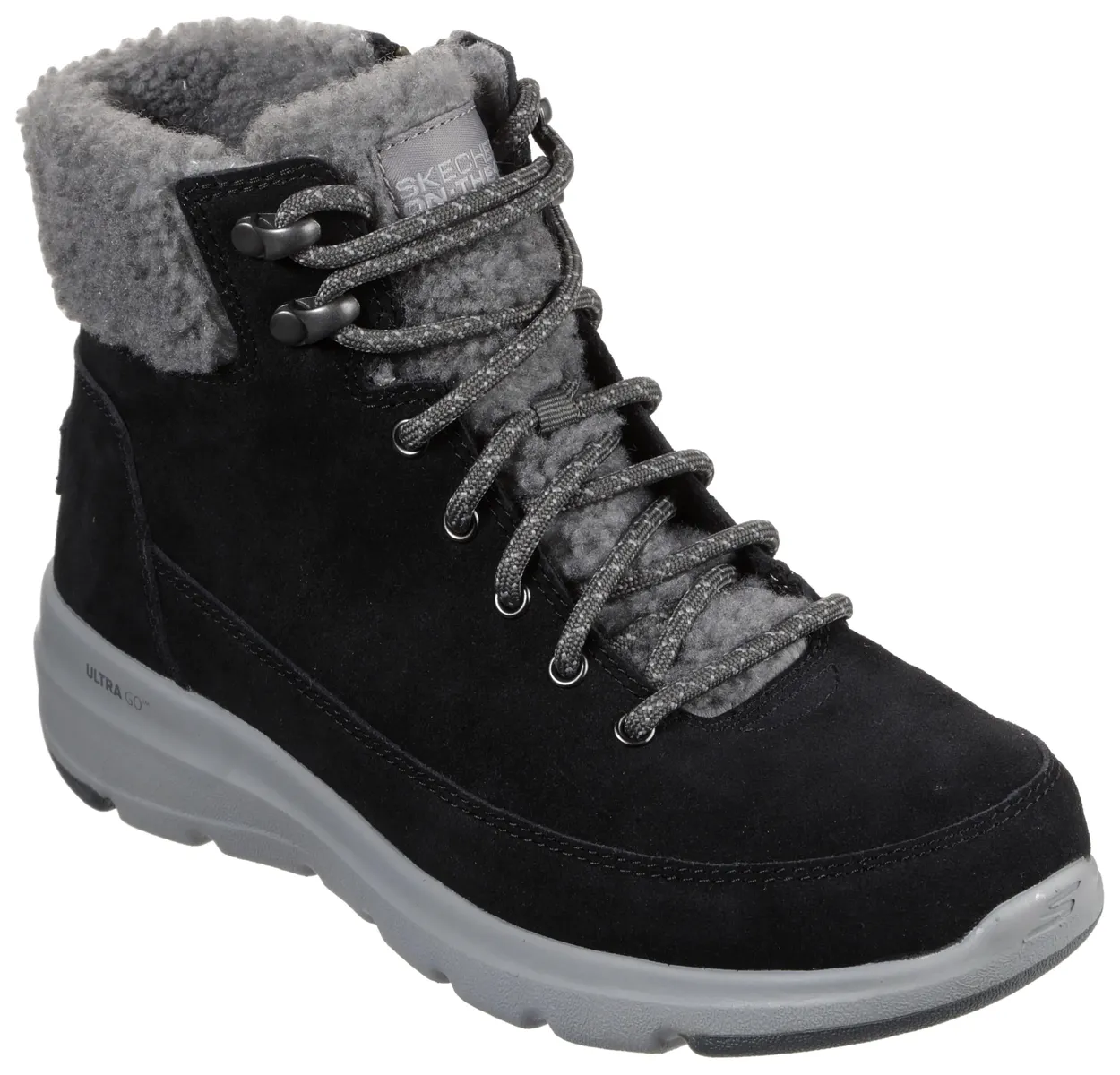 

Зимние ботинки Skechers "GLACIAL ULTRA", зимняя обувь, зимние ботинки, ботинки на шнуровке с пропиткой 3M Scotchgard, серый