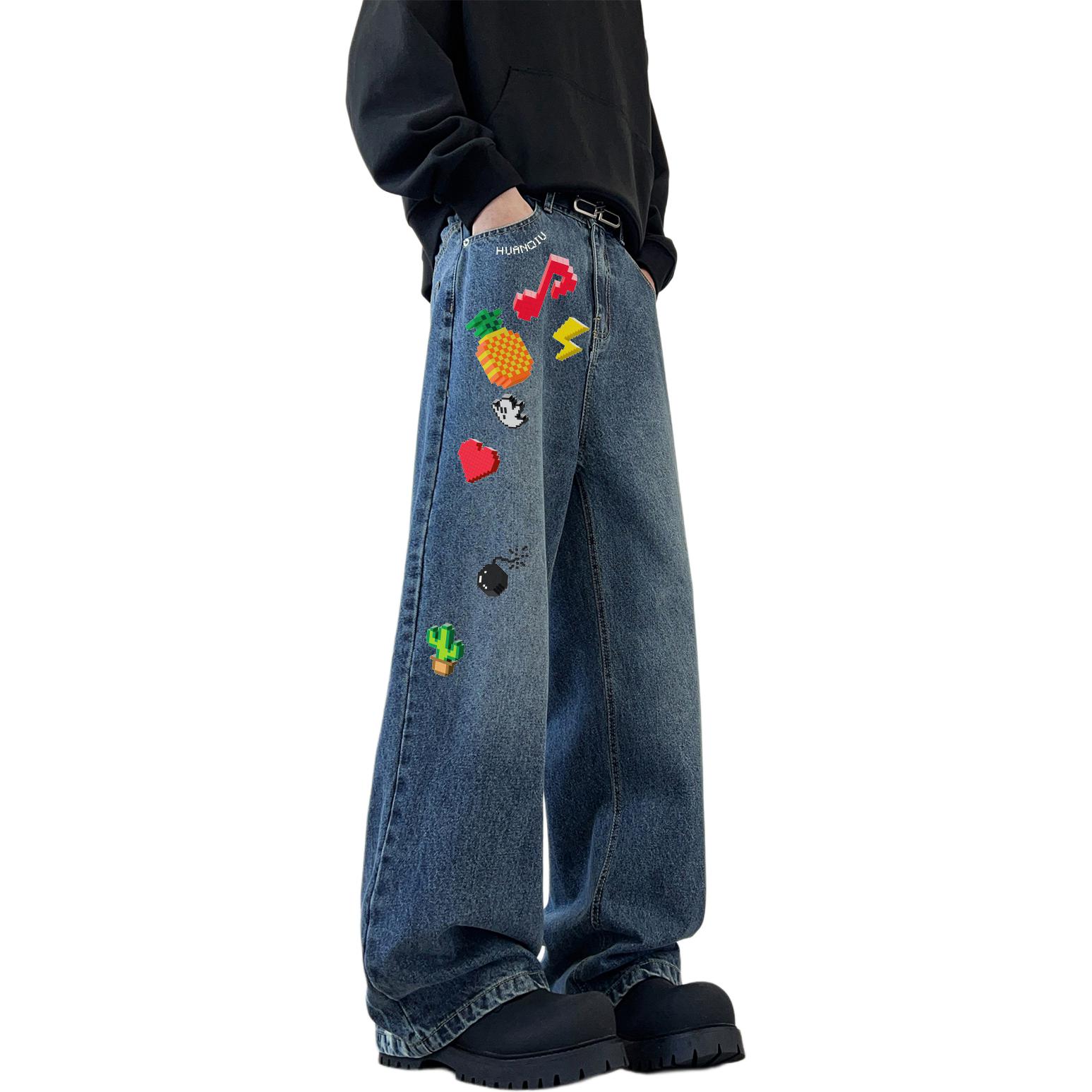 

Джинсы Unisex Moderate Straight Fit HUANQIU, синий