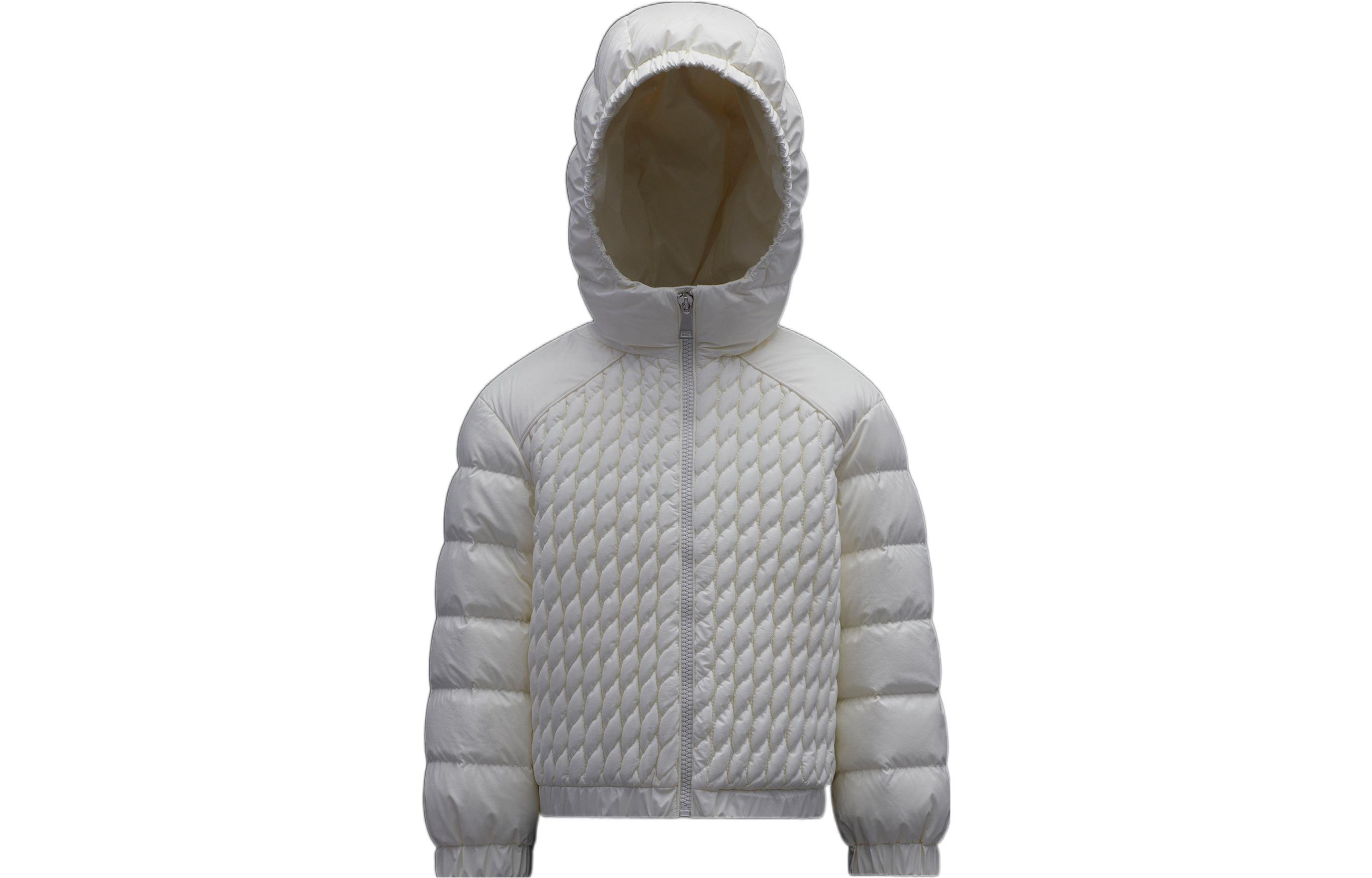 

Детская утепленная куртка Moncler, бежевая