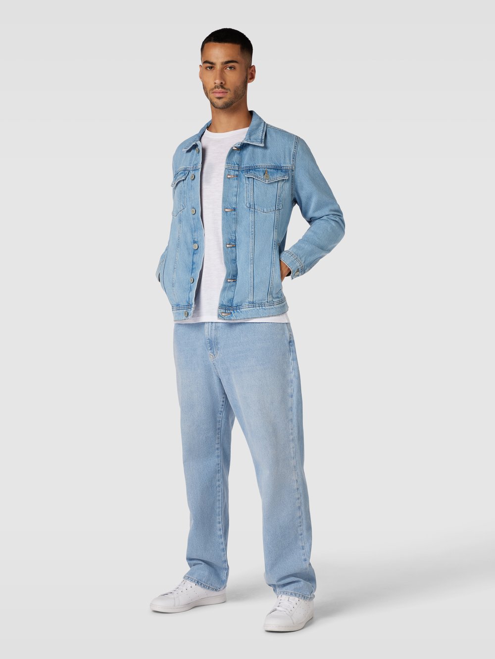 

Джинсовая куртка с карманами Jack & Jones, синий