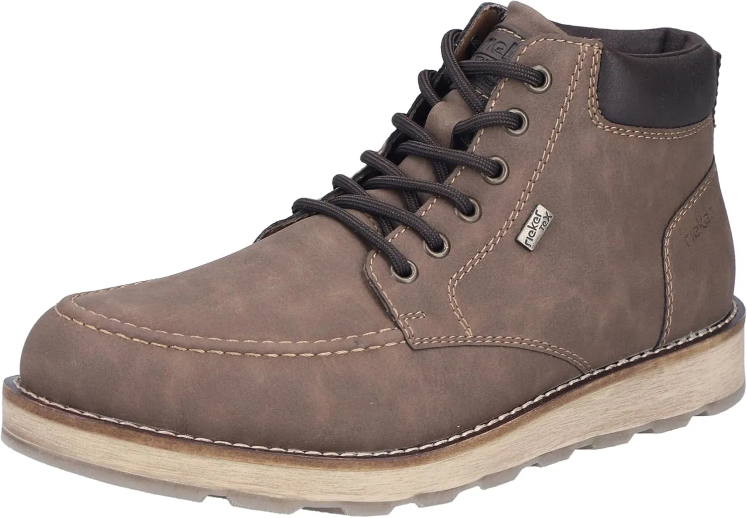Мужские ботинки Rieker 30018 на шнуровке, Brown