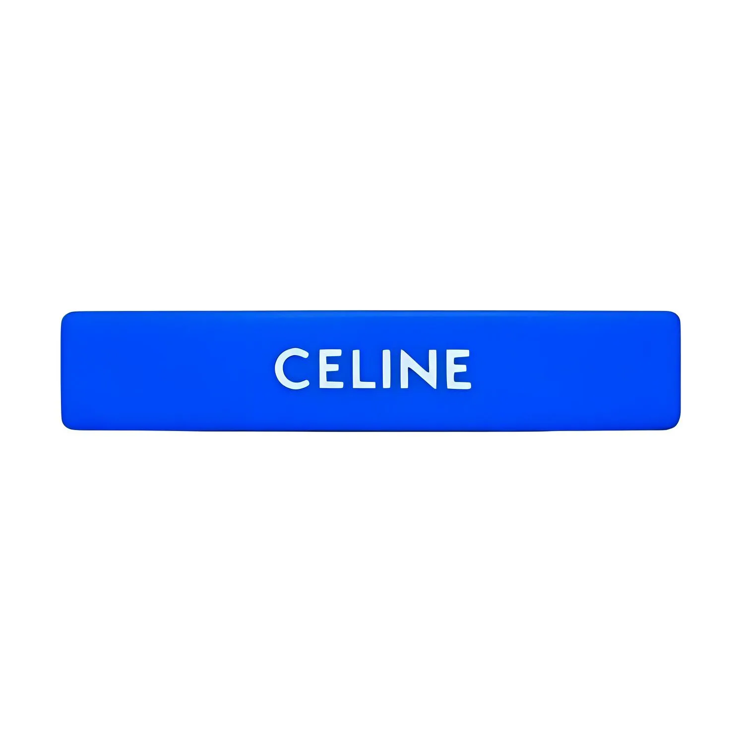 CELINE Зажим для волос из ацетата женский синий