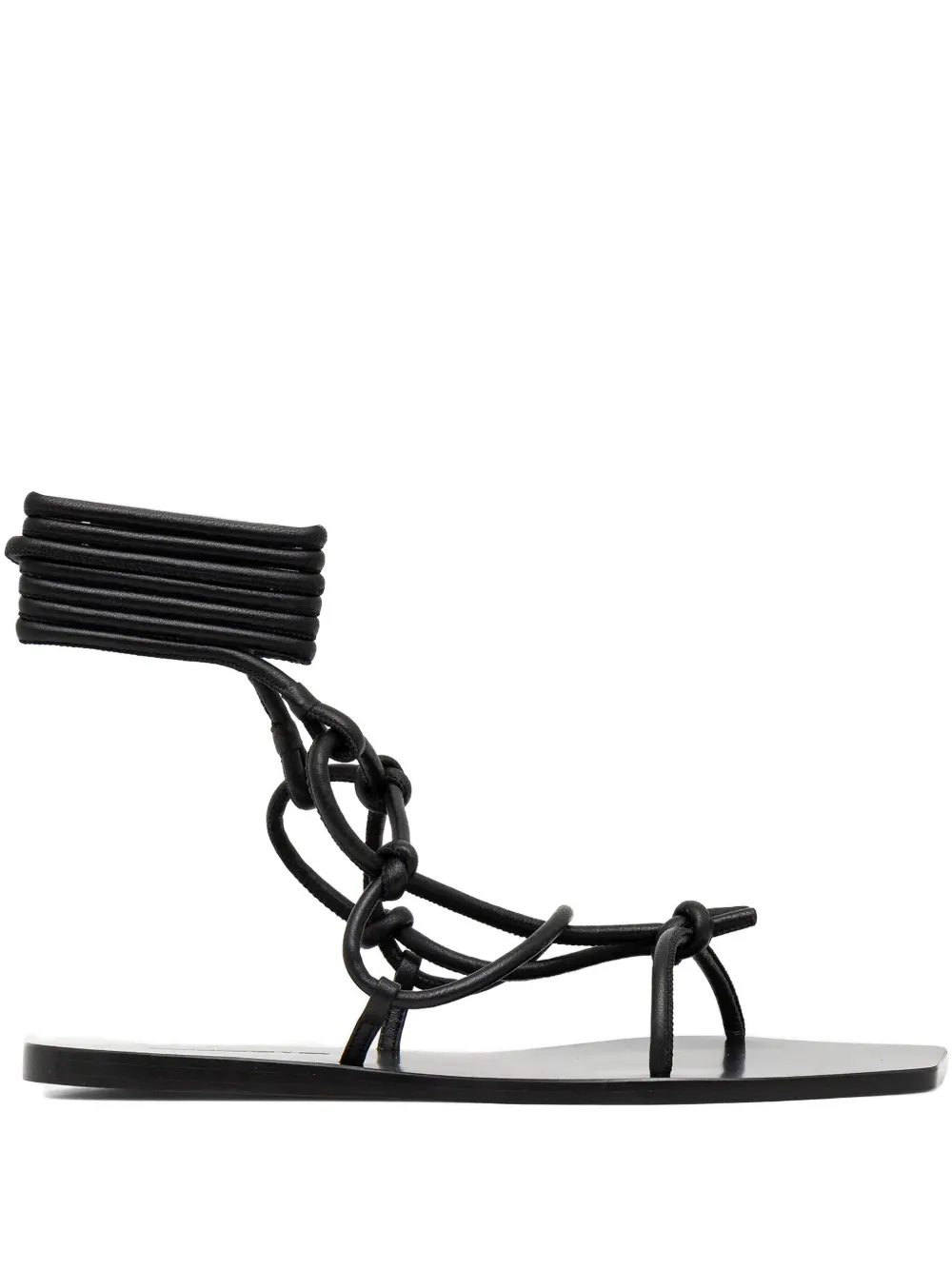 Сандалии Penta с узлом Rick Owens Lilies, черный