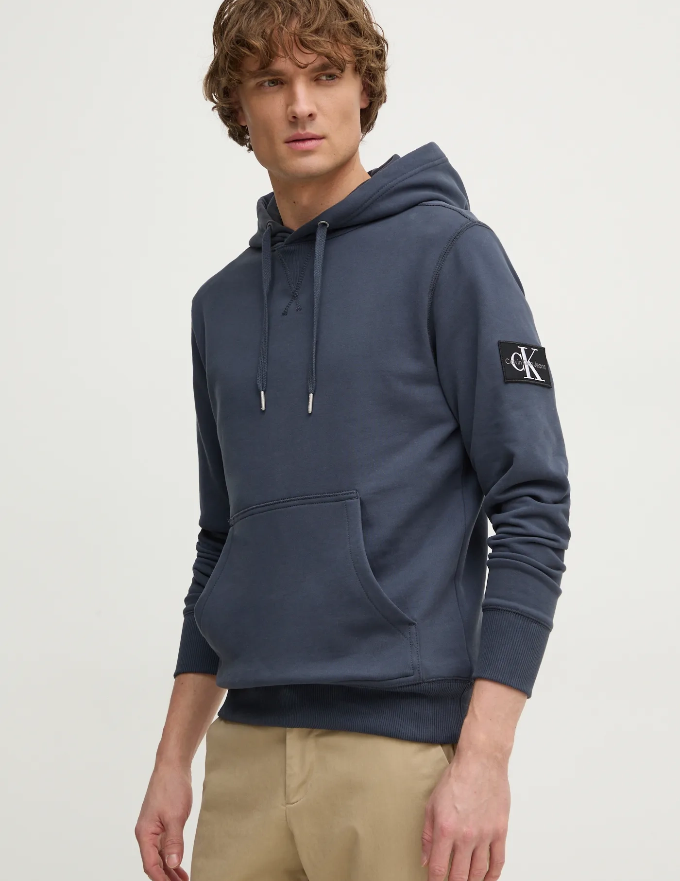 

Хлопковая толстовка Calvin Klein Jeans, синий