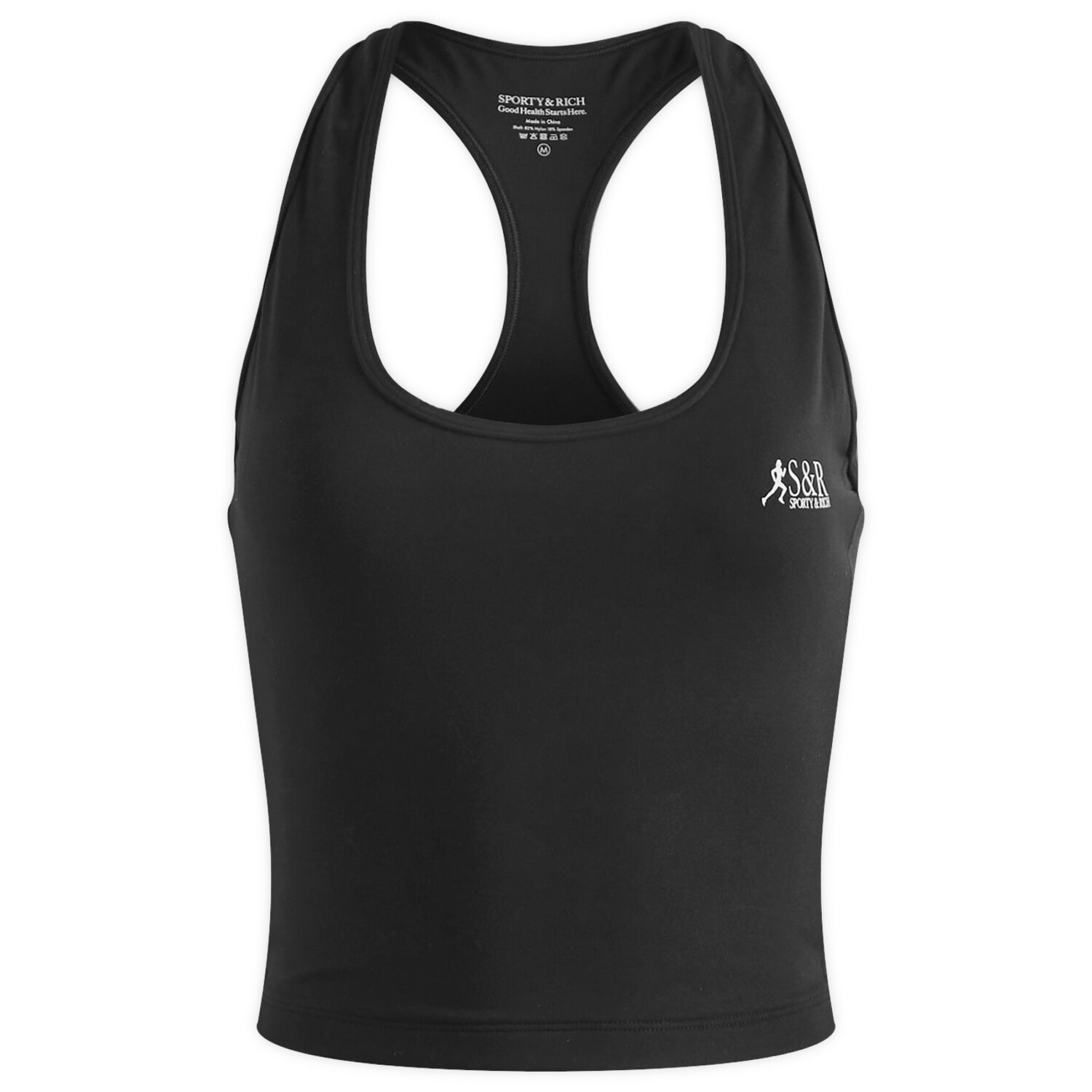 

Топ Sporty & Rich Sr Runner Sports Tank Bra, черный