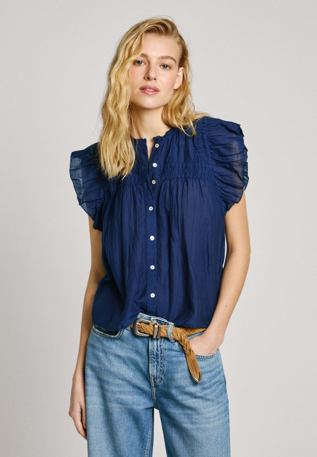 

Блуза DIALLO Pepe Jeans, темно-синий