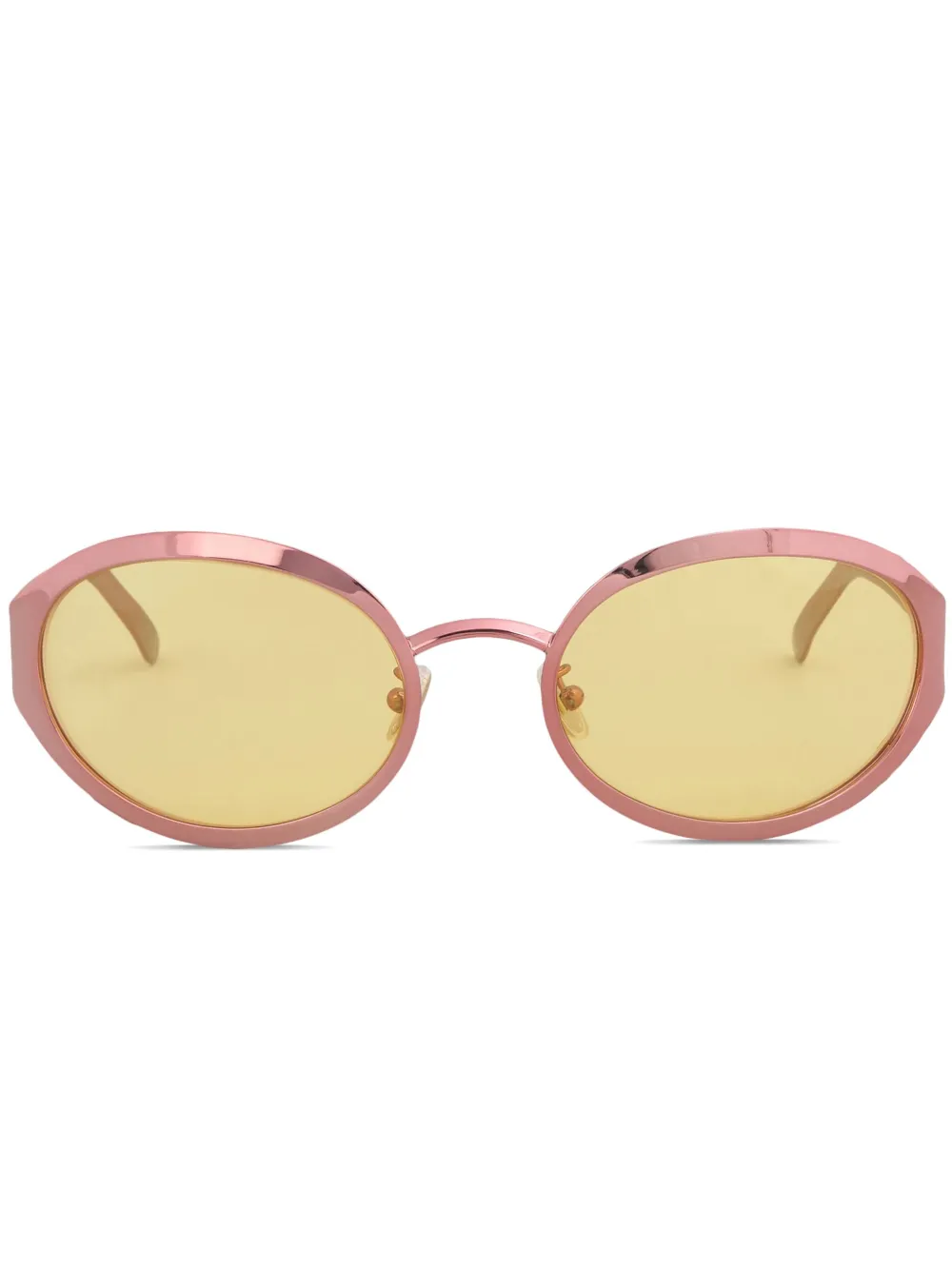 

Солнцезащитные очки To-Sua в овальной оправе Marni Eyewear, розовый