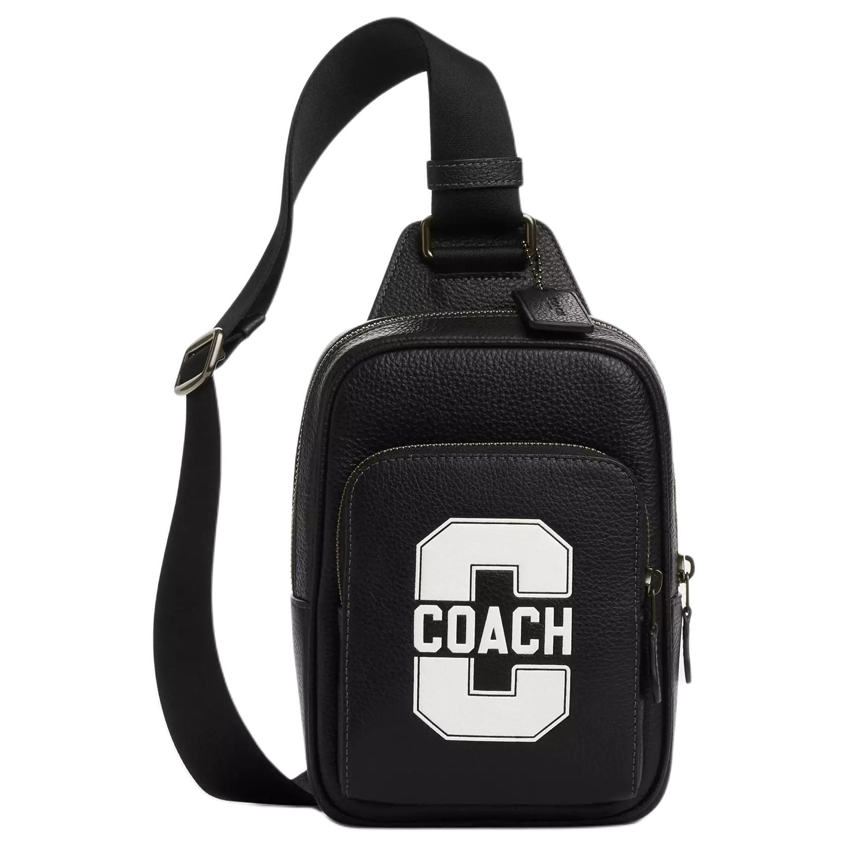 

COACH Кожаная сумка-кошелек для мужчин