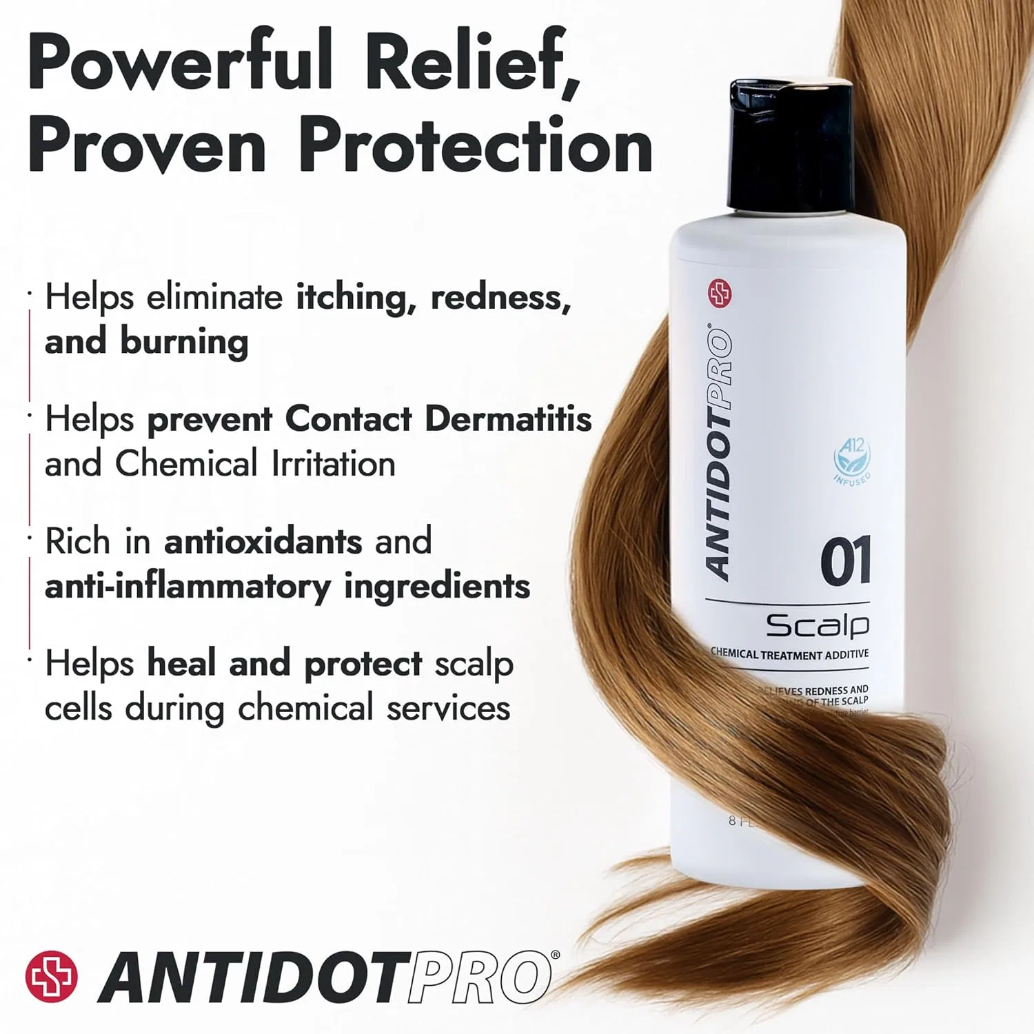 Средство для снятия покраснения и зуда кожи головы ANTIDOT PRO RELIEFS ‎Antidot Pro — фото 3