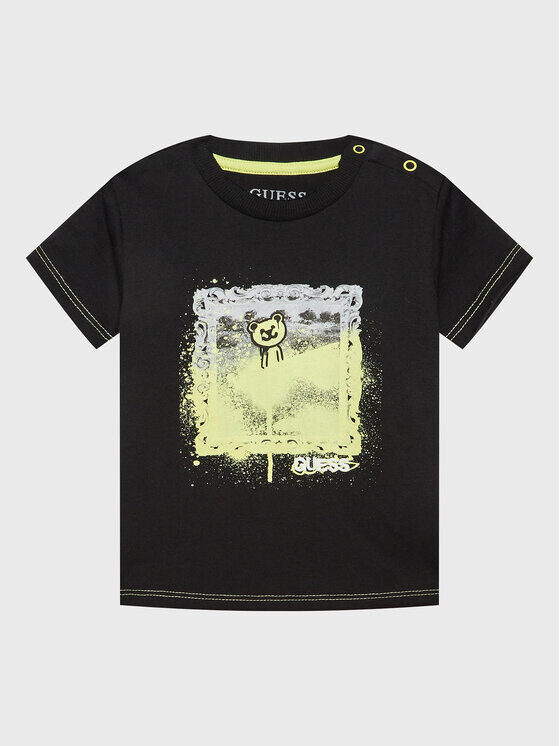

Футболка стандартного кроя Guess, черный