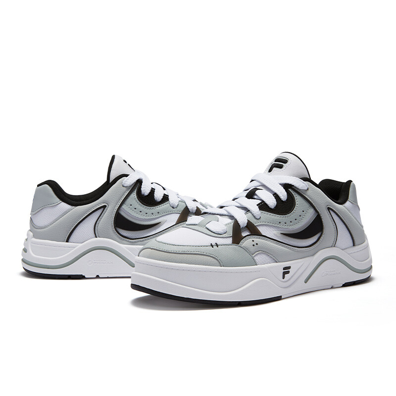 Кроссовки FILA FUSION 50-50 Skateboarding Shoes Men Low-top White/day Lime, белый — фото 4