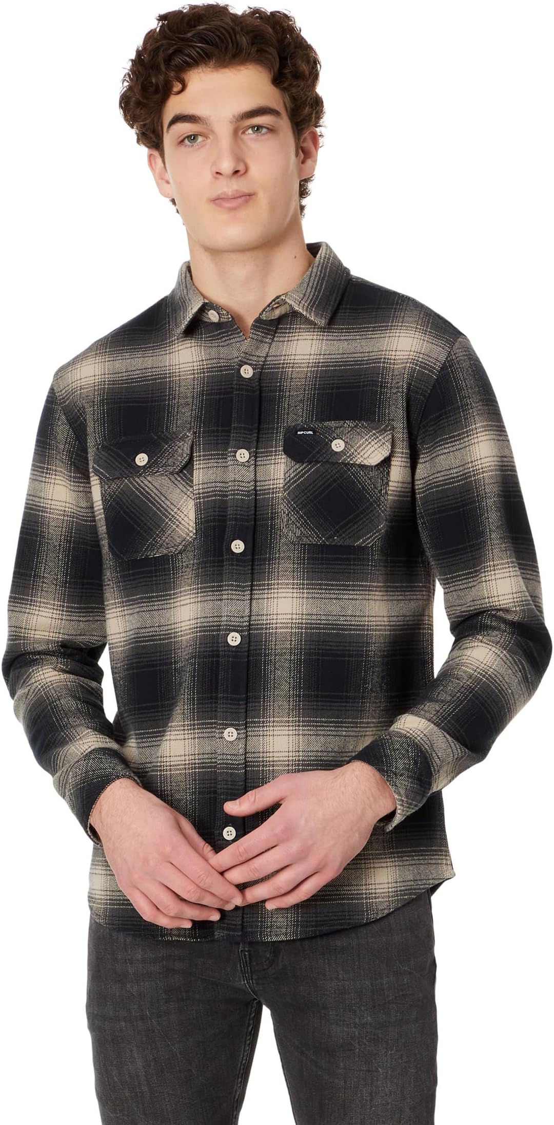 

Рубашка Rip Curl Count Flannel Shirt, цвет Taupe