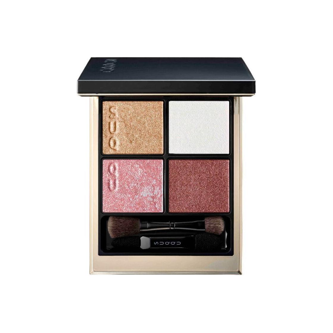 

Тени для век Crystal Brilliance And Abundance легко растушевываются, создают естественный контур SUQQU