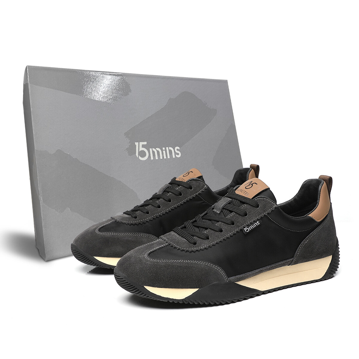 

Кроссовки мужские Lifestyle Shoes Men Low-Top 15 Mins, черный