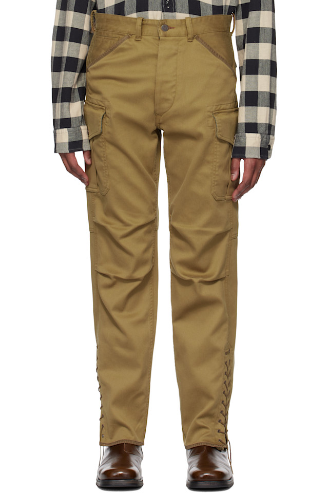 

Грузовые брюки Bedford cord Rrl, хаки