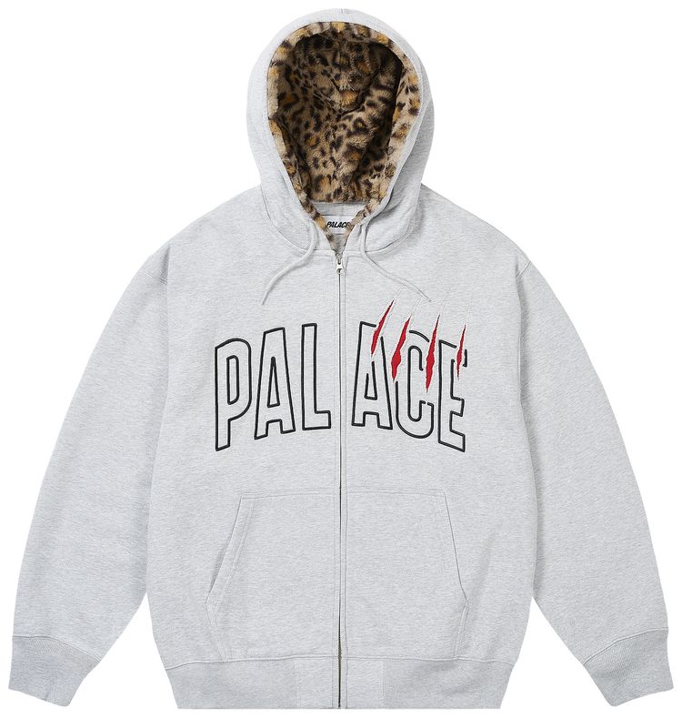 

Толстовка Palace Claw Zip Hood, серый