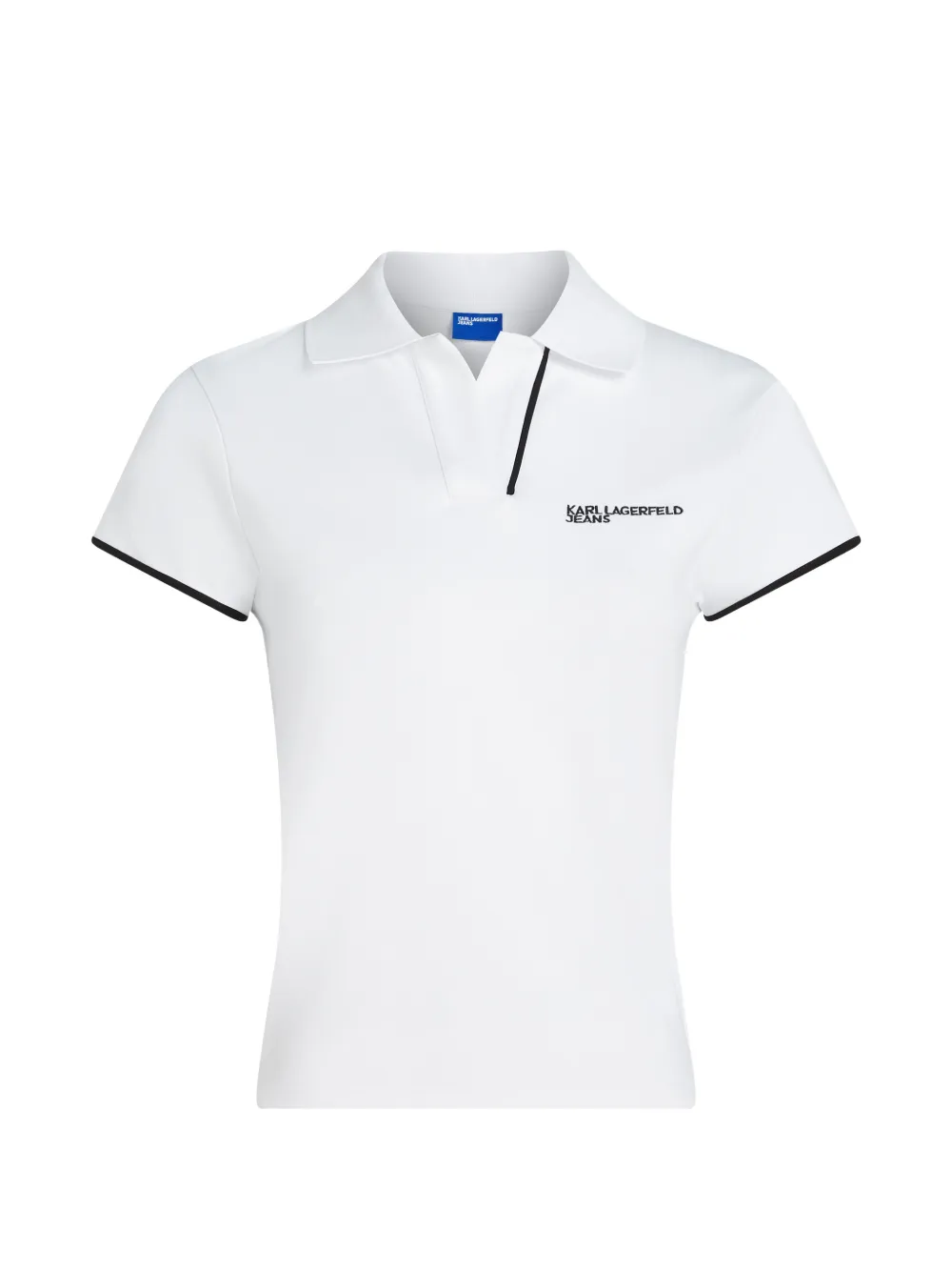 

Рубашка поло с логотипом Karl Lagerfeld Jeans, белый