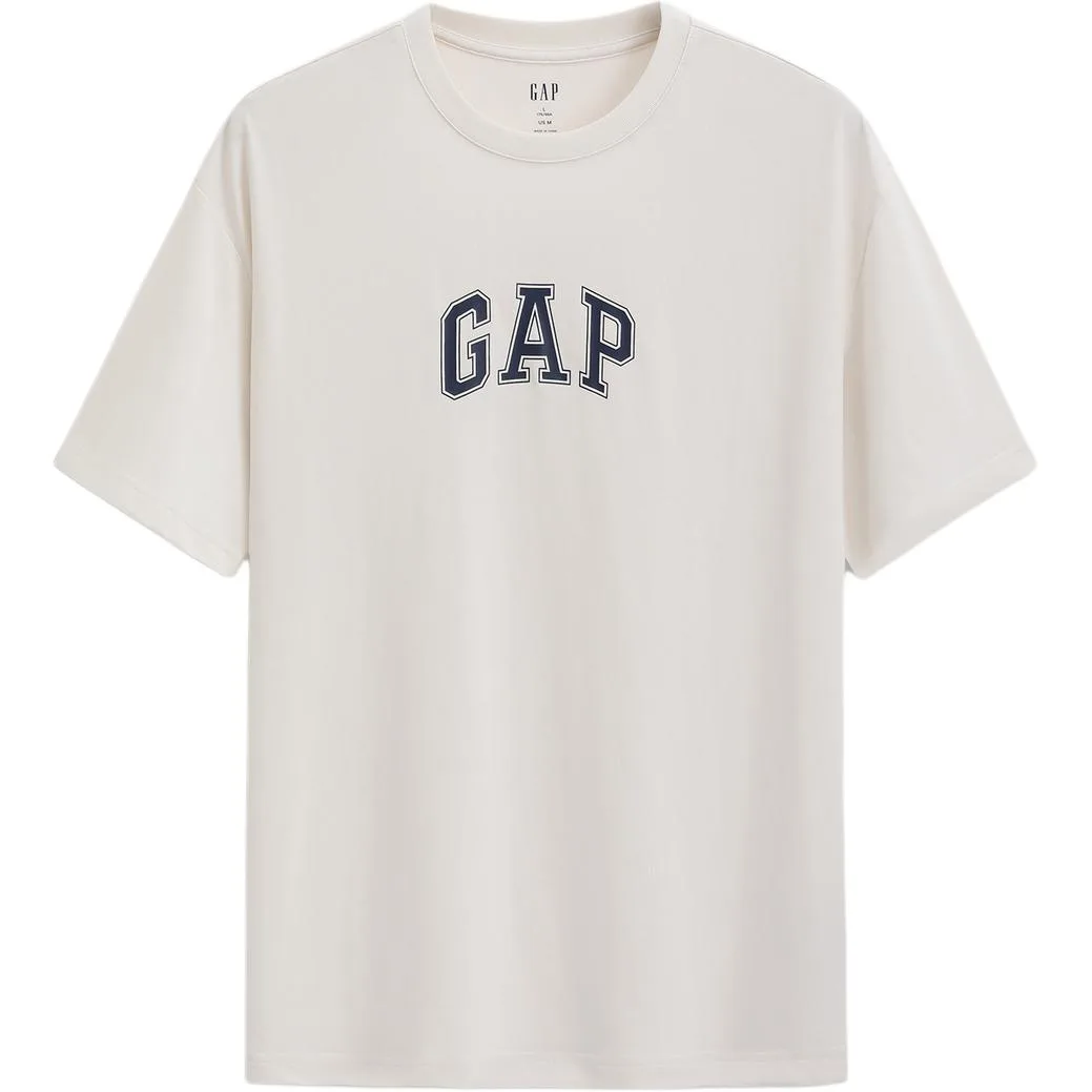 Футболка Unisex Crew Neck Moderate GAP, светло-серый — фото 2