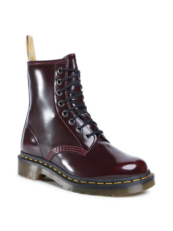 

Ботинки на шнуровке Dr. Martens, красный