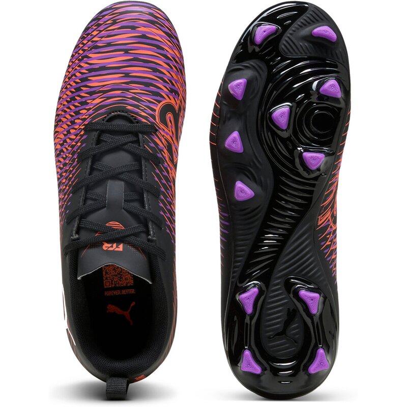 Футбольные бутсы для газона Future 8 Play FG/AG JR Puma, белый — фото 2