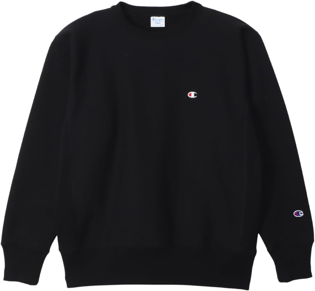 

Мужская толстовка Champion C3-Y033 REVERSWEAVE(R), с длинным рукавом, круглым вырезом, черный