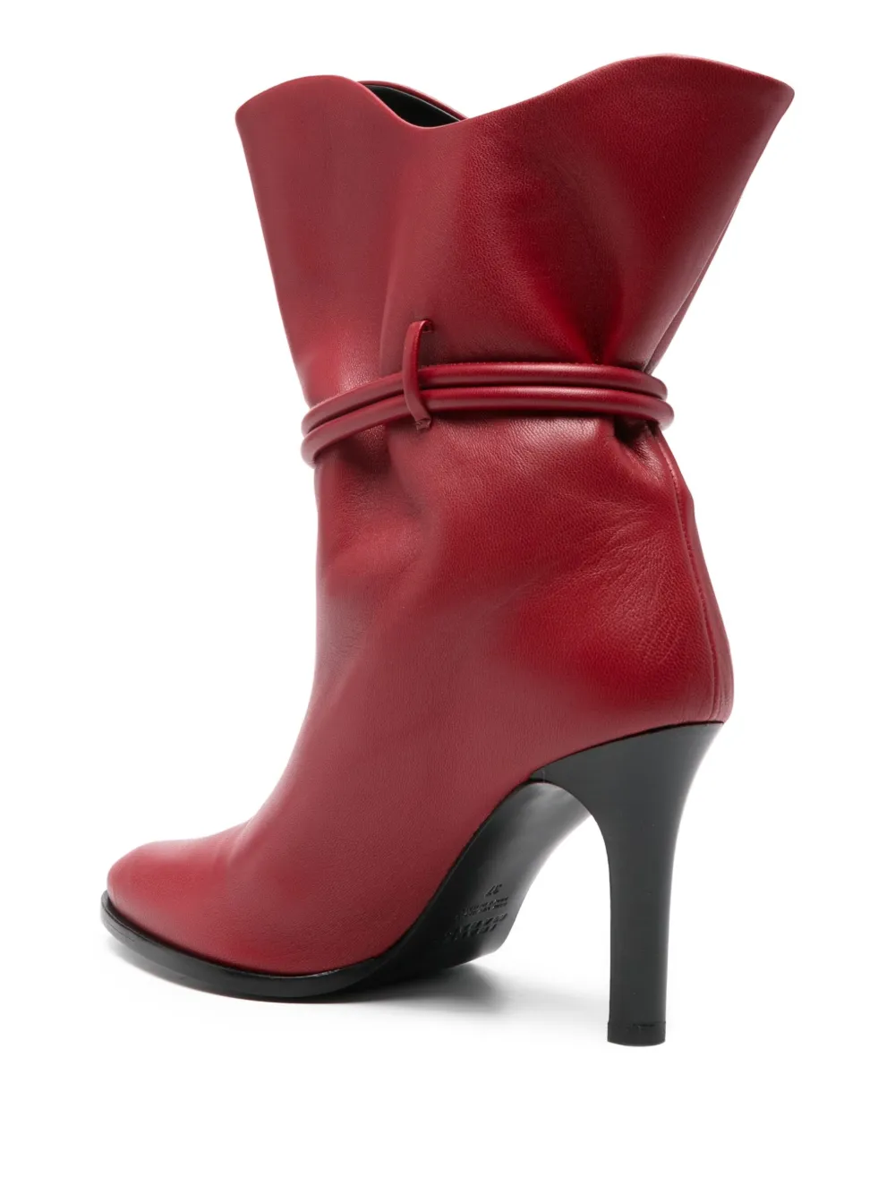 Сапоги Loyla 90 на каблуке ISABEL MARANT, красный — фото 3