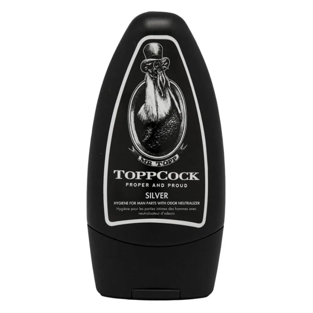 Мужской гигиенический гель ToppCock Silver Leave-On, 90 мл Toppcock