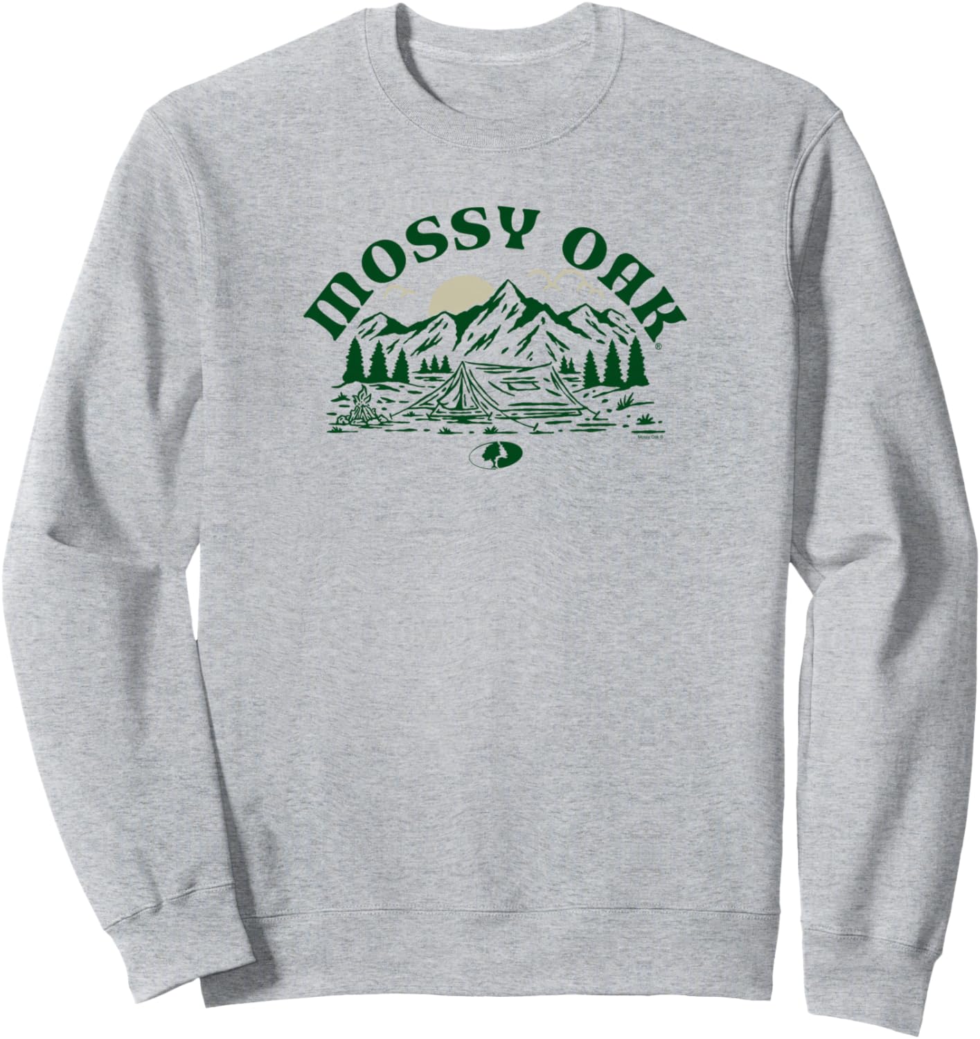 

Толстовка Mossy Oak Camping Retro Mountain Landscape Logo серого цвета, Серый, Толстовка Mossy Oak Camping Retro Mountain Landscape Logo серого цвета
