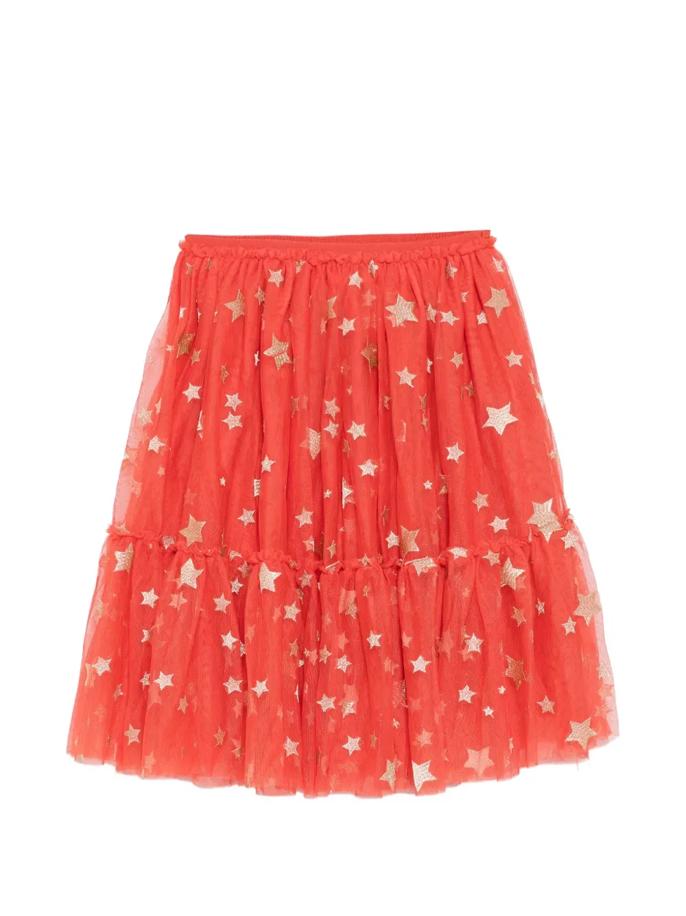 Юбка, вышитая звездами Stella Mccartney Kids, красный
