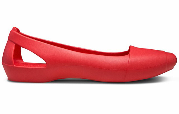 Женская повседневная обувь женская красная Crocs — фото 2