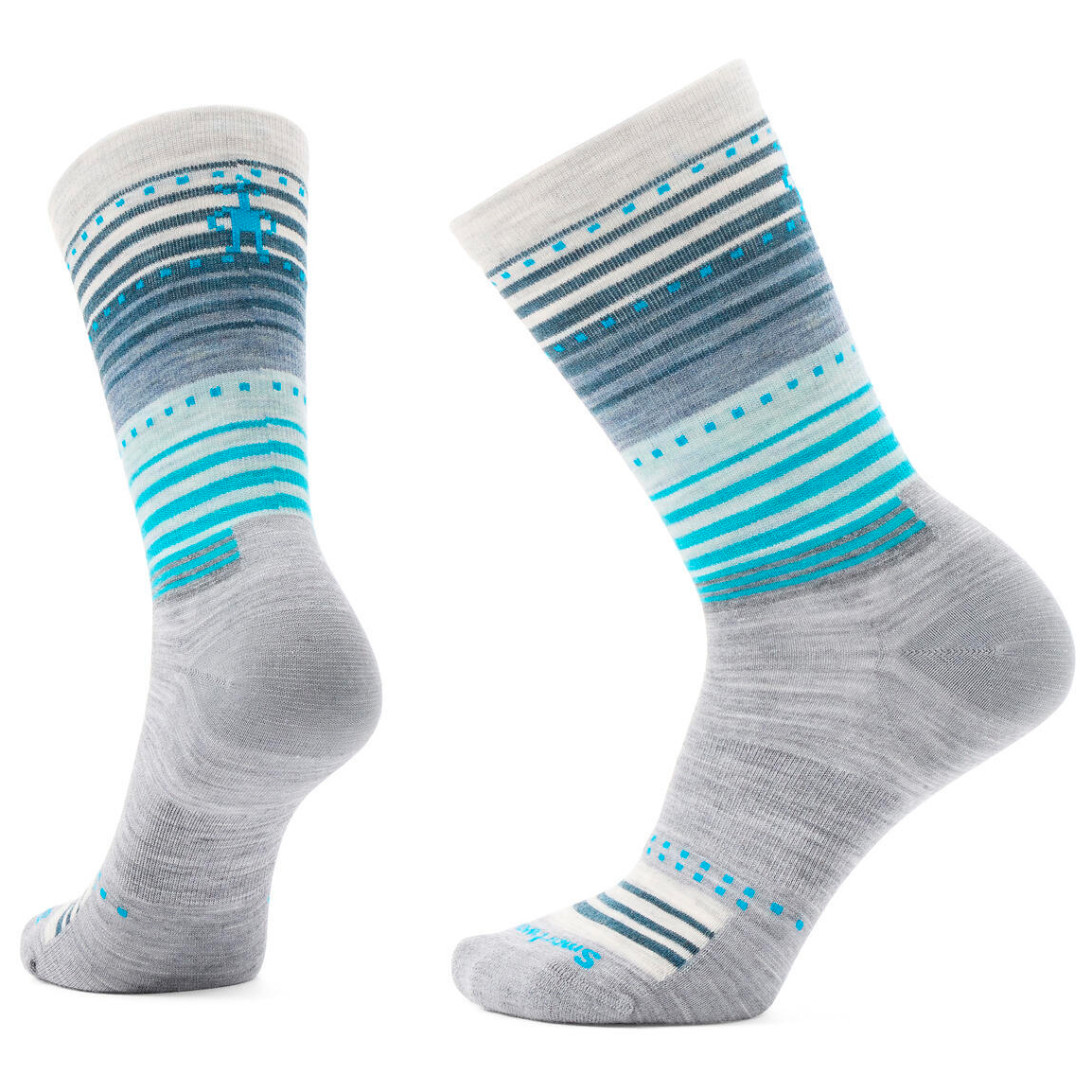 

Многофункциональные носки Smartwool Everyday Stitch Stripe Crew, цвет Light Gray