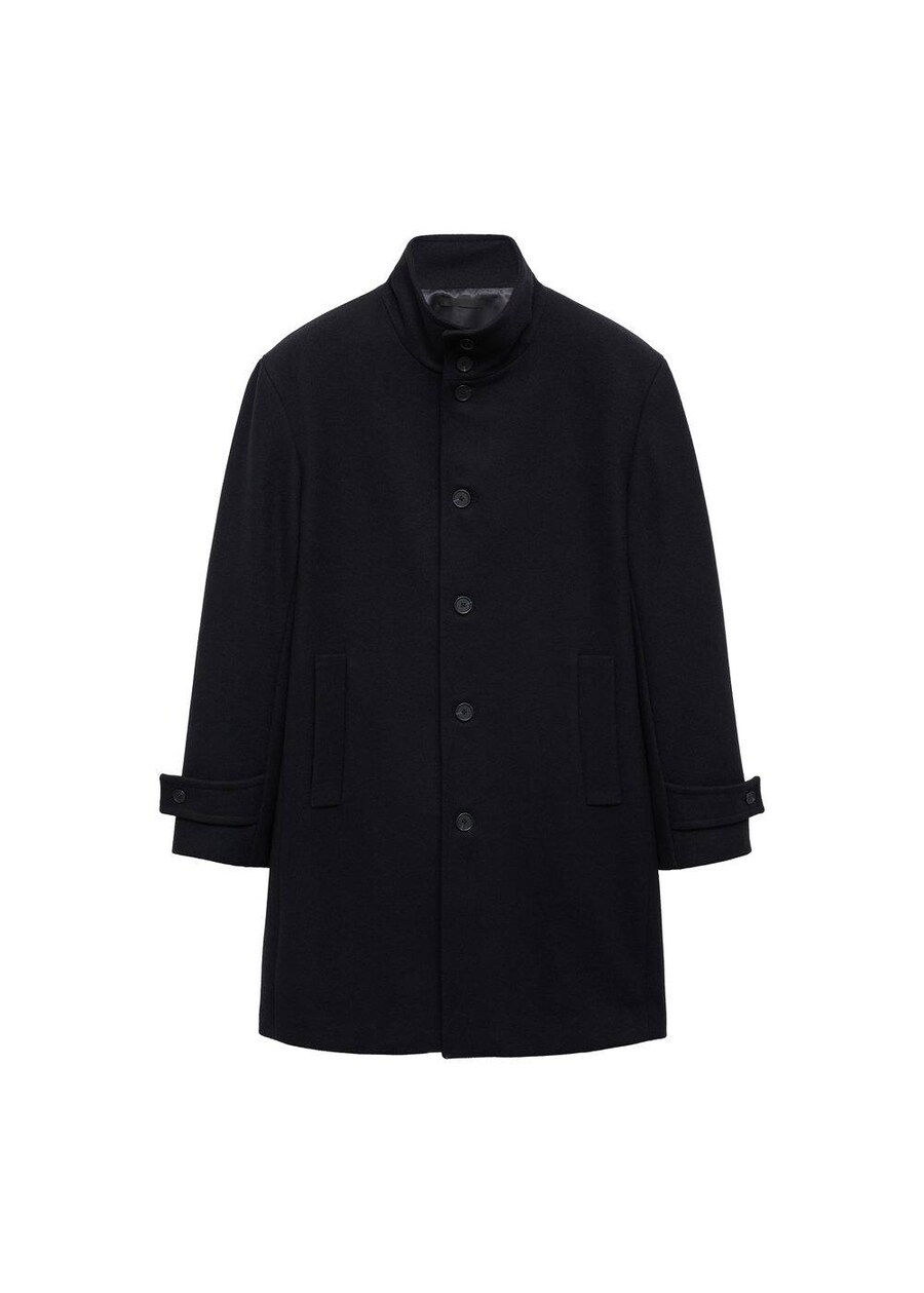 

Демисезонное пальто MANGO MAN Funnel, Royal blue