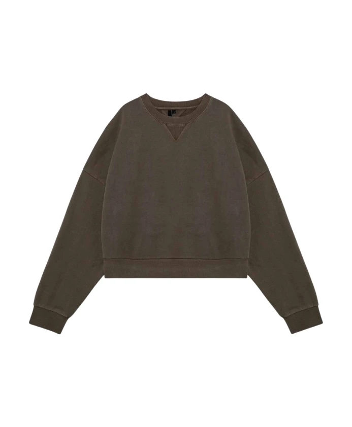 

Зеленый свитер с круглым вырезом и феллпа Entire Studios, зеленый