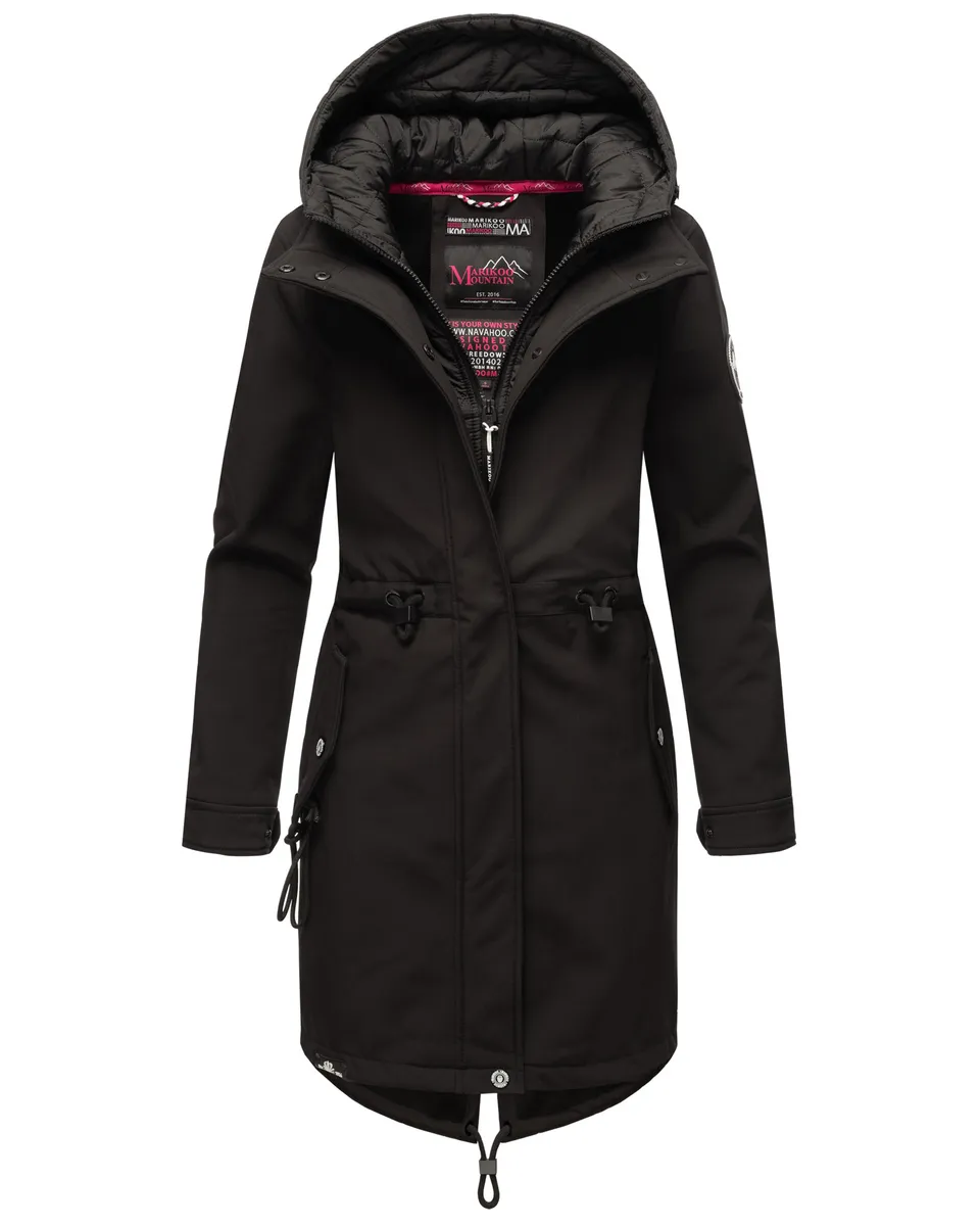 

Куртка Marikoo Softshell "Mountain Presanella" с двойным воротником, черный