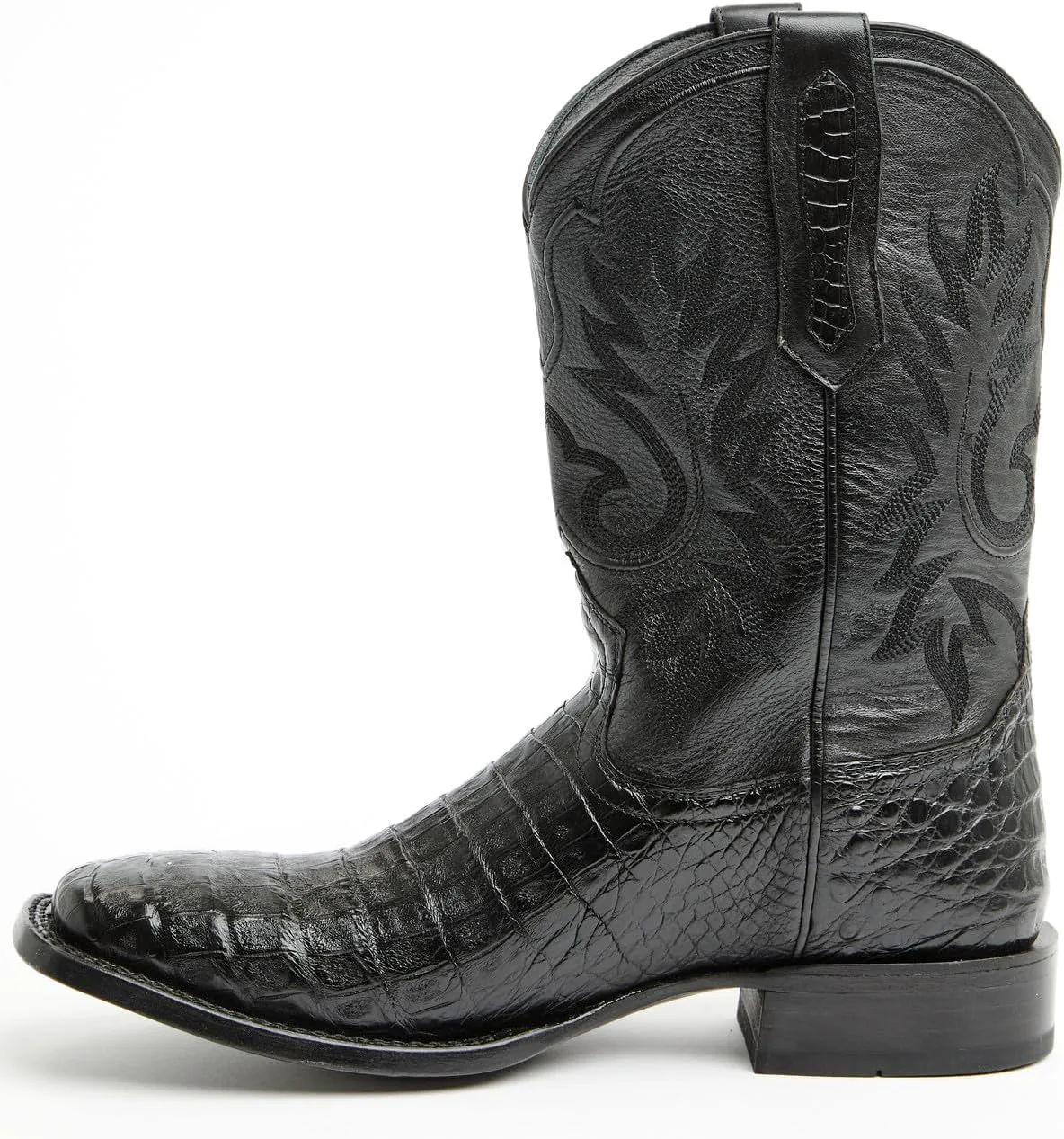 Мужские ковбойские сапоги Cody James Black 1978 года «The Hayward Exotic Caiman Belly Western Boot - Bbxfa25l3», черный — фото 4