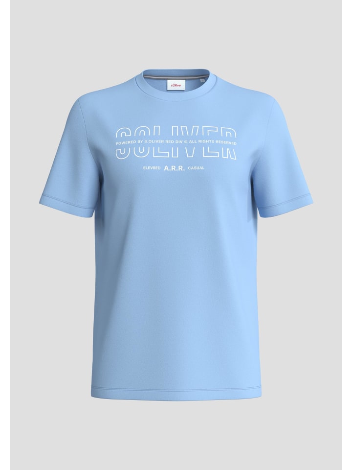 

s.Oliver Футболка 50D1 светло-голубого цвета, Синий, s.Oliver Футболка 50D1 светло-голубого цвета