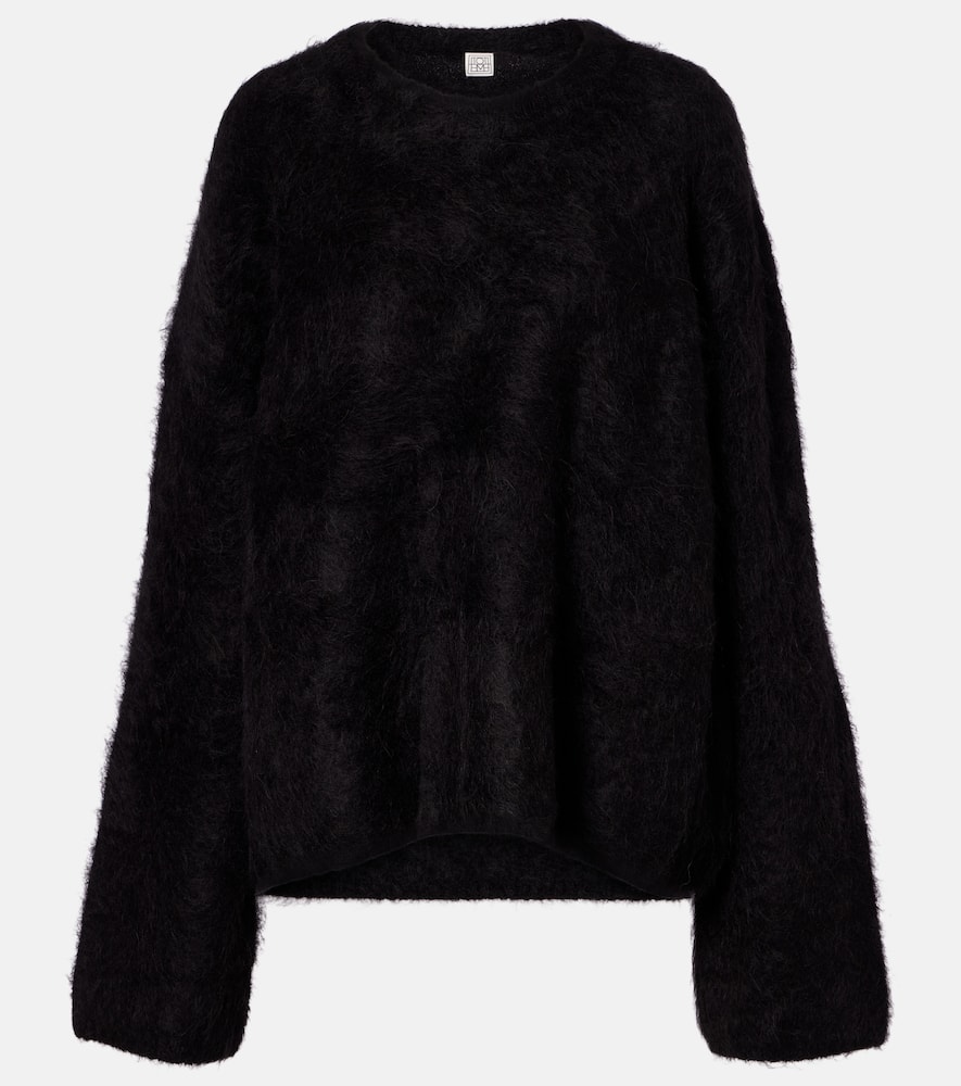 

Свитер оверсайз из смесовой альпаки Toteme, Black