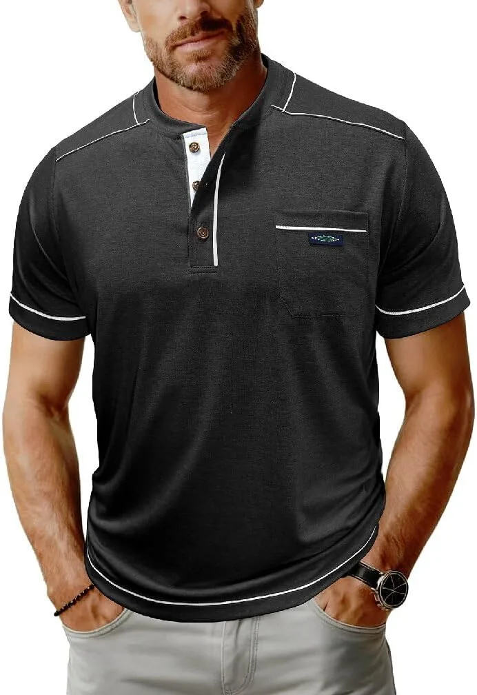 

Футболка HARGLESMAN с коротким рукавом и нагрудным карманом