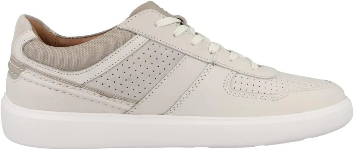 Мужские кроссовки Clarks Cambro Race Trainers, White Combi — фото 3
