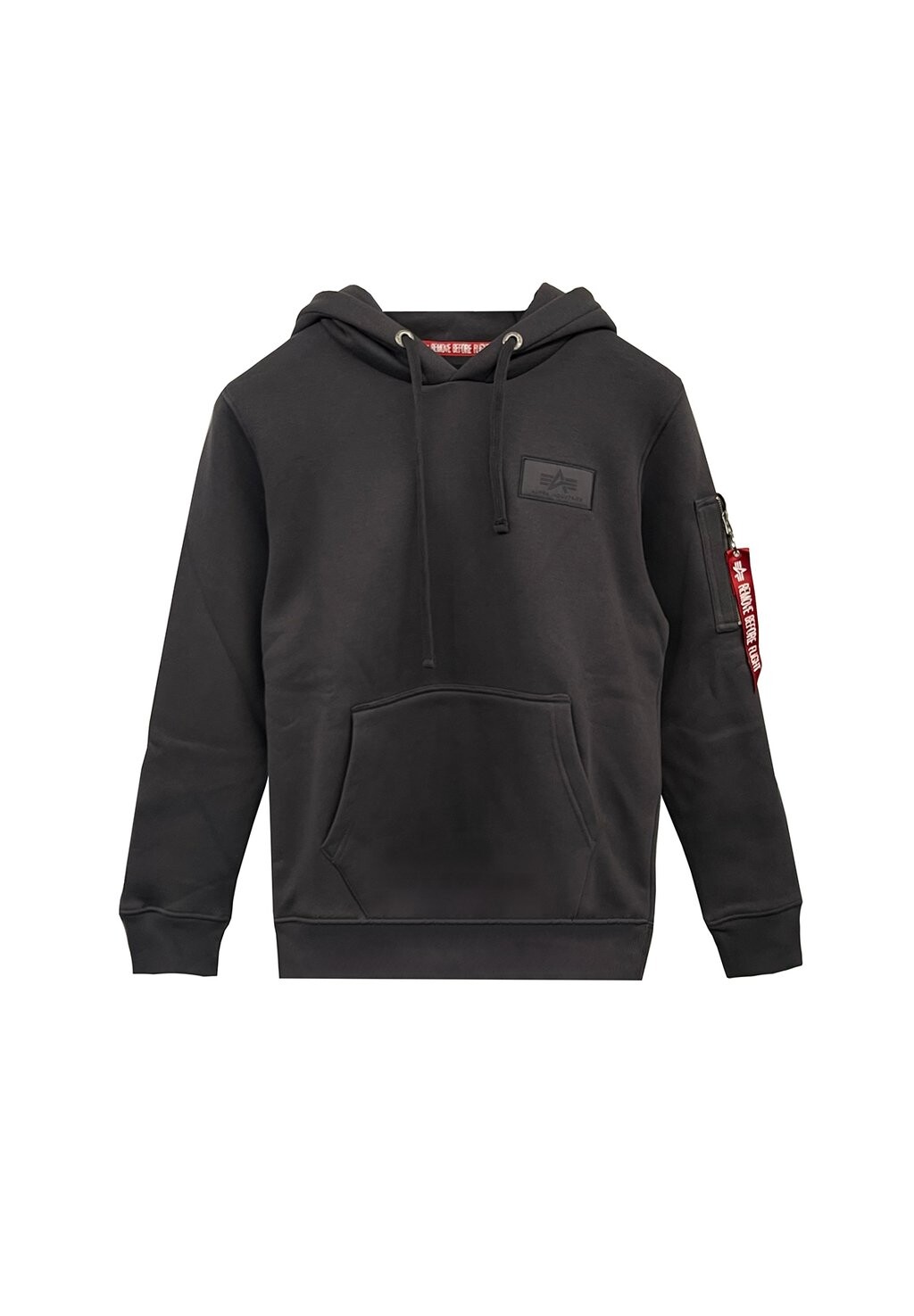 

Толстовка Back Print Alpha Industries, цвет vintage grey
