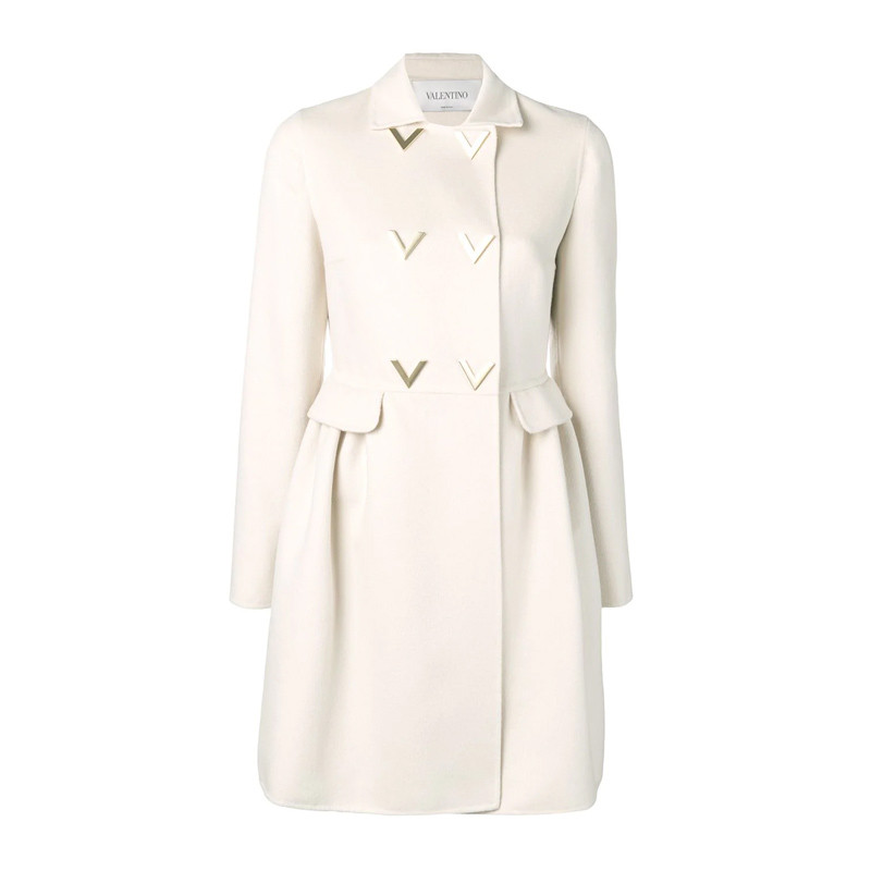 

Valentino Пальто женское экрю, Ecru