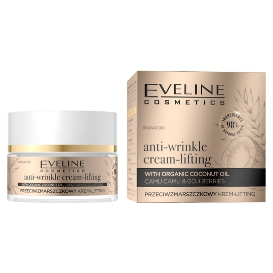 

Лифтинг против морщин Крем-лифтинг на день и ночь 50мл Eveline Cosmetics, Organic Gold, Anti-Wrinkle Cream-