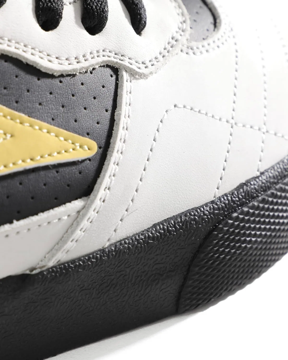 Мужские низкие скейтбордистские кроссовки Lakai Cambridge, White Banana Black — фото 2