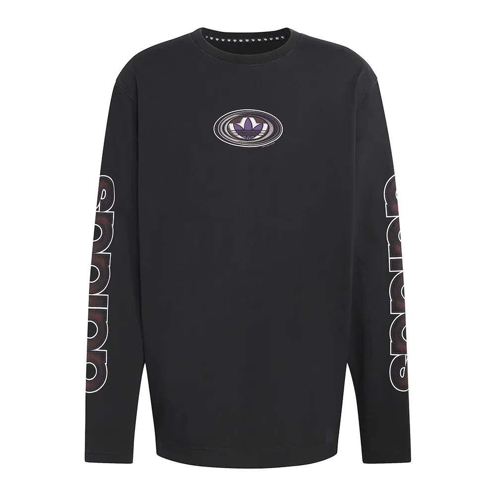 Футболка с длинным рукавом adidas Originals Graphic, черный — фото 3