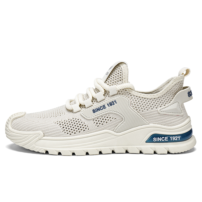 

Антискользящие износостойкие мужские повседневные ботинки низкие DOUBLE STAR 88, бежевый