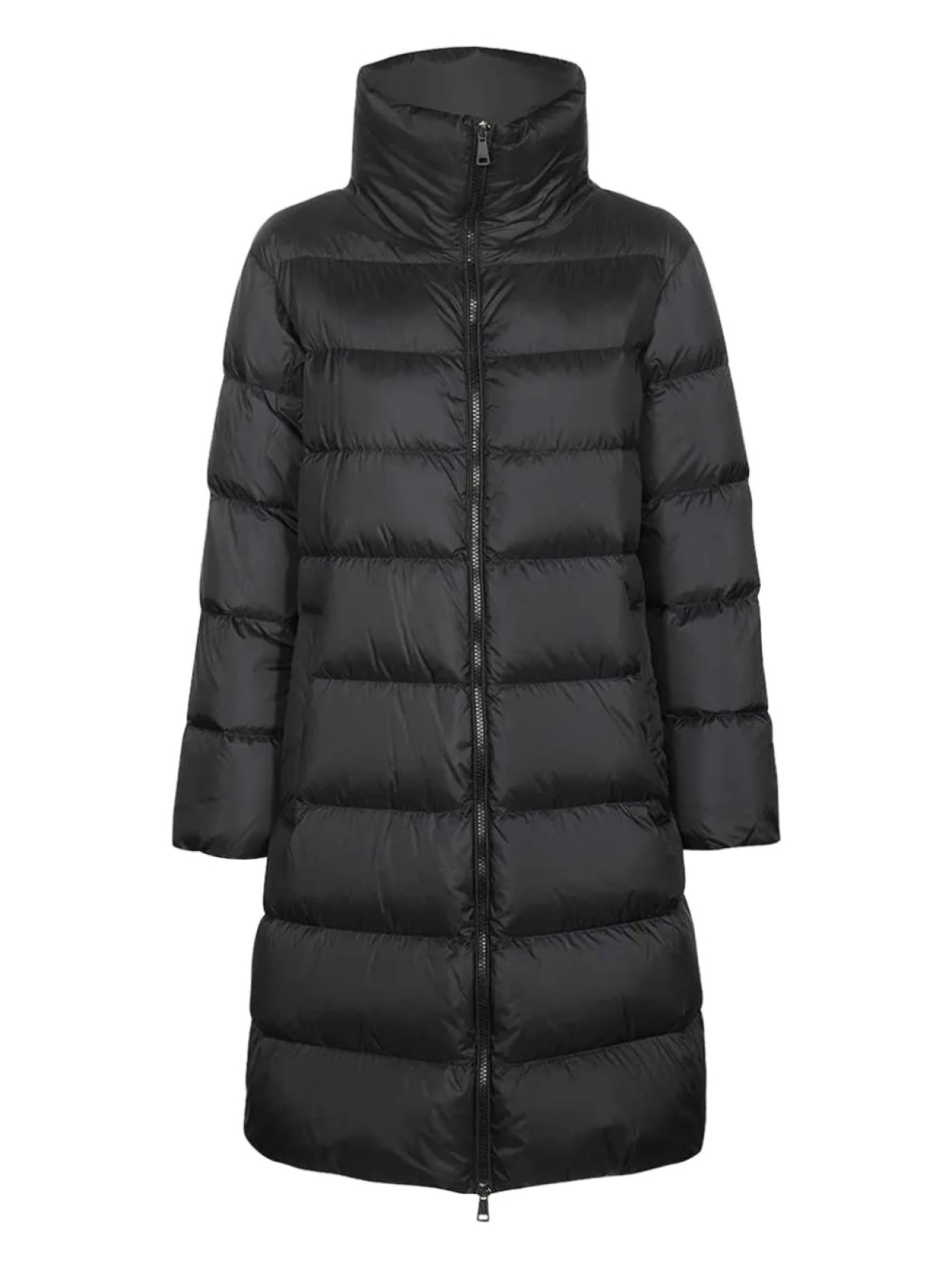 

Стеганое пуховое пальто Weekend Max Mara, черный