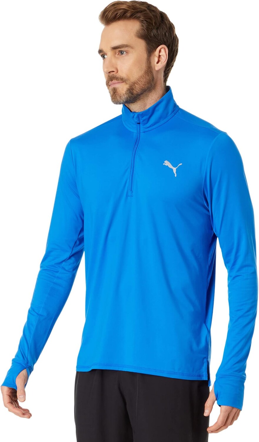 

Рубашка PUMA Run Favorite 1/4 Zip, цвет Ultra Blue