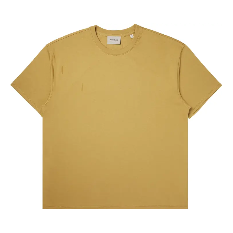

Футболка Fear of God Essentials Short-Sleeve T-Shirt 'Amber', желтый