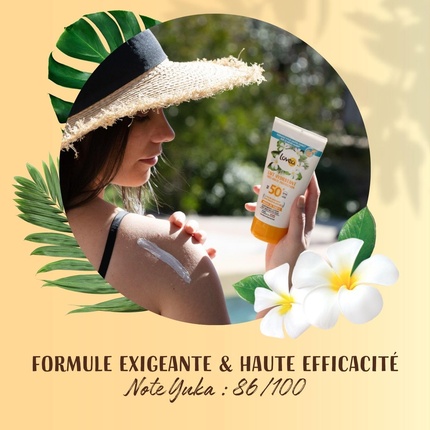 Увлажняющее молочко SPF 50+ Очень высокая защита от солнца для лица и тела Lovea — фото 3