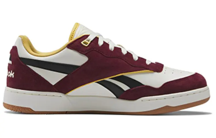 Кроссовки Reebok BB 4000 Vintage Basketball Unisex, белый/темно-красный/черный — фото 2